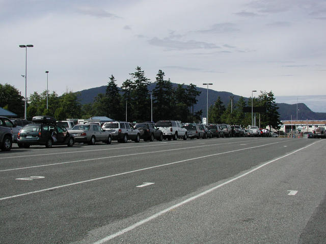 Waiting to go to Friday Harbor