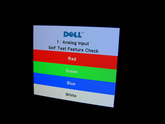 Shot of my LCD Monitor in the dark