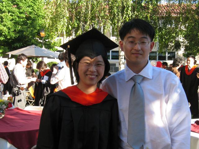 James and Freecia looking goofy