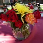 SCU Engineering Reception flower arrangement